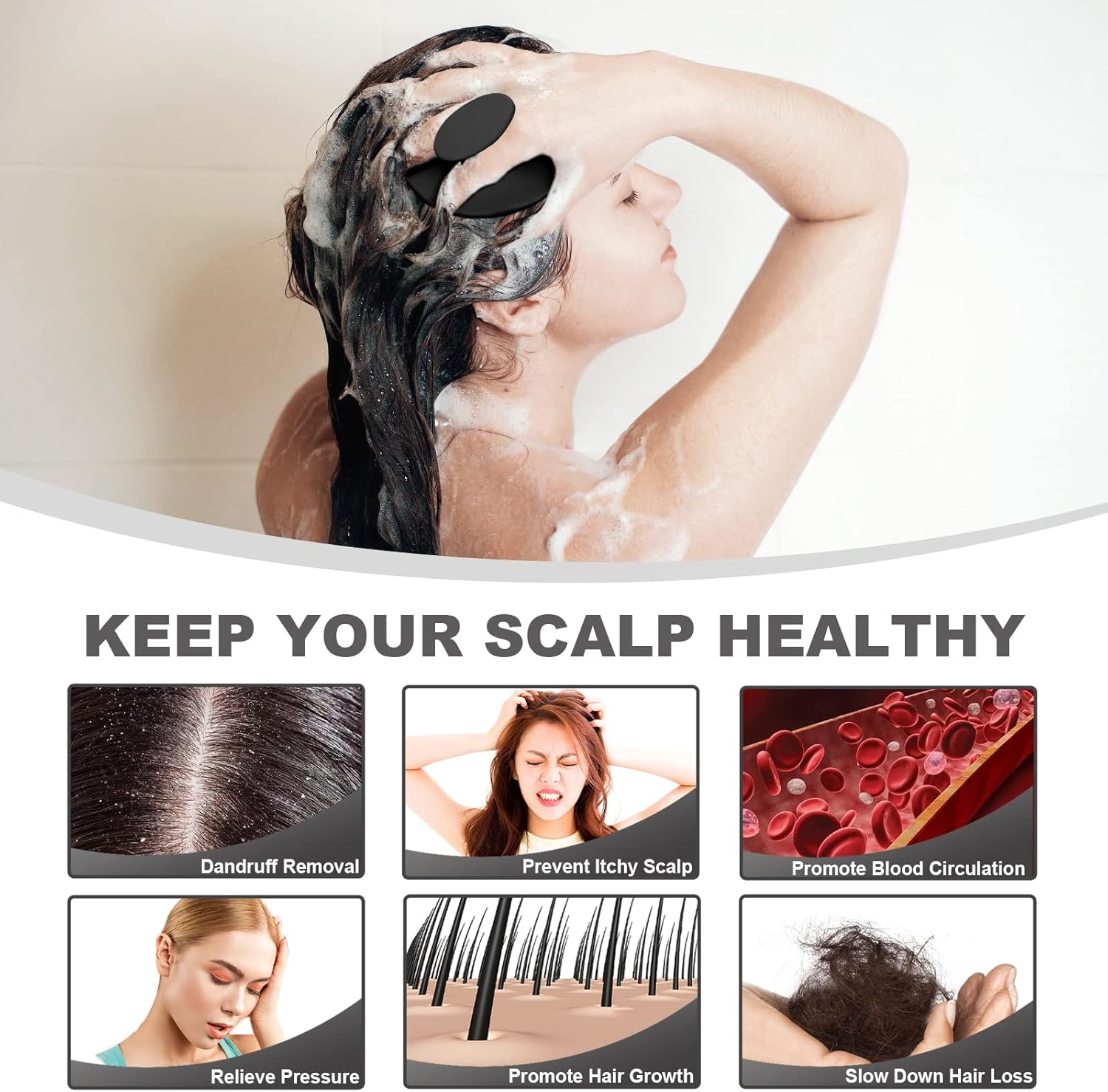 Silicone Scalp Massager